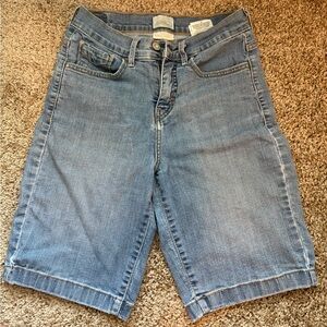 Levi's vintage light wash blue denim shorts